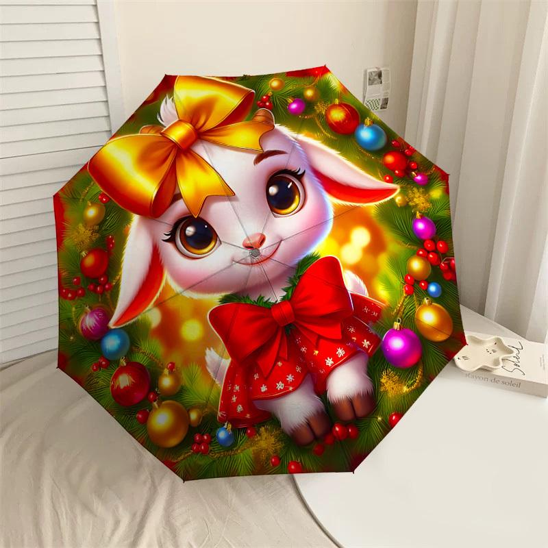1PC Christmas, Goat Automatic Open/Close Umbrella with Windproof, 8-Rib Sturdy Canopy, Durable Ribs, Fashionable Design1302A
1PC Christmas, Goat Automatic Open/Close Umbrella with Windproof, 8-Rib Sturdy Canopy, Durable Ribs, Fashionable Design1302A