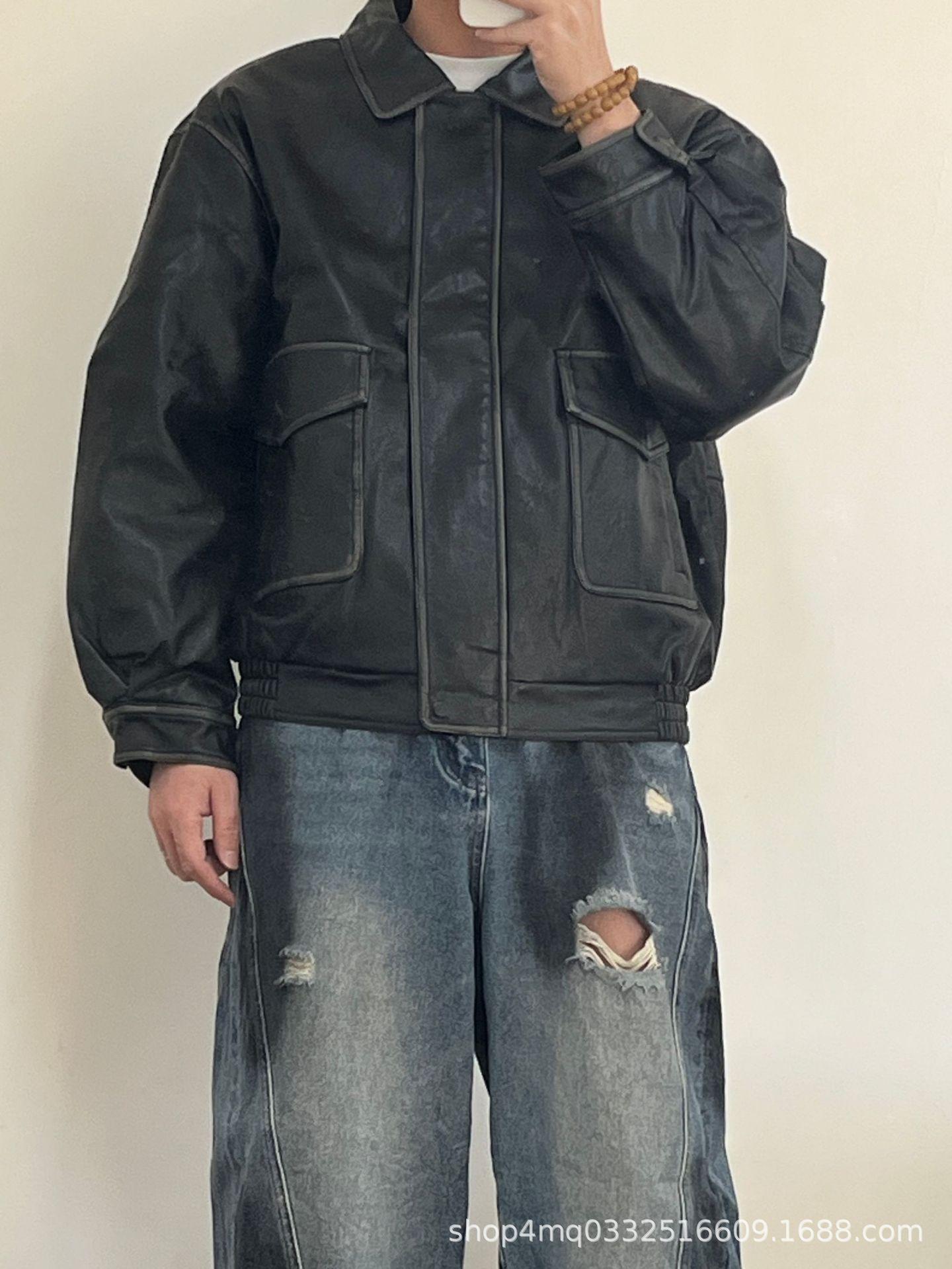 2025 Retro Quilted Leather Jacket - Warm & Windproof Men s Winter Coat M темно-коричневого кольору
2025 Retro Quilted Leather Jacket - Warm & Windproof Men s Winter Coat M темно-коричневого кольору