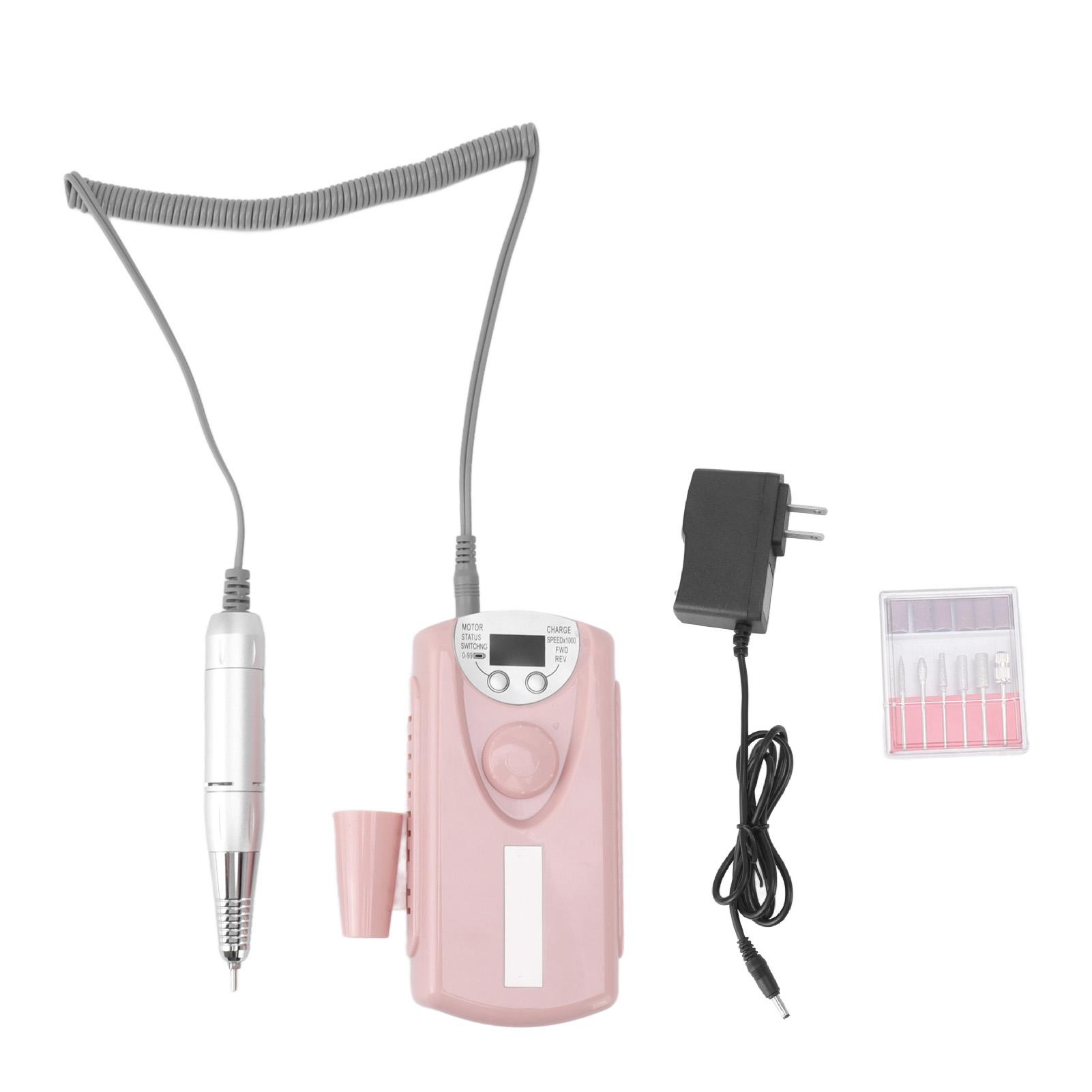 LCD Nail Drill Machine Home Salon Portable Electric Nail File Manicure Tool for Nail Artist US Plug чорний
LCD Nail Drill Machine Home Salon Portable Electric Nail File Manicure Tool for Nail Artist US Plug чорний