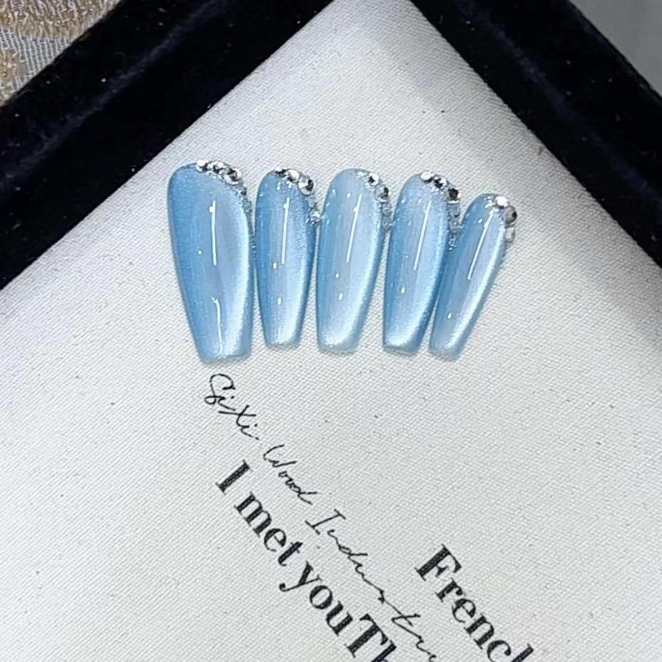Pure Hand-made Phototherapy Wearable Armor, Coastline Finished Products Reusable Nail Art Patches Can Be Removed Large L
Pure Hand-made Phototherapy Wearable Armor, Coastline Finished Products Reusable Nail Art Patches Can Be Removed Large L