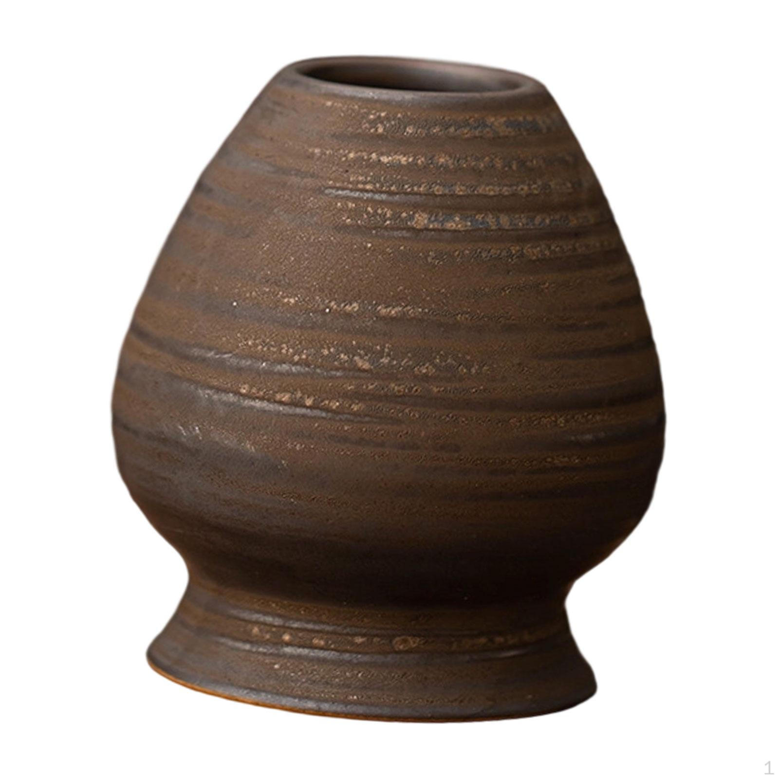 Ceramic Holder for Matcha Whisk, Stand Tea Preparation темно-коричневого кольору
Ceramic Holder for Matcha Whisk, Stand Tea Preparation темно-коричневого кольору