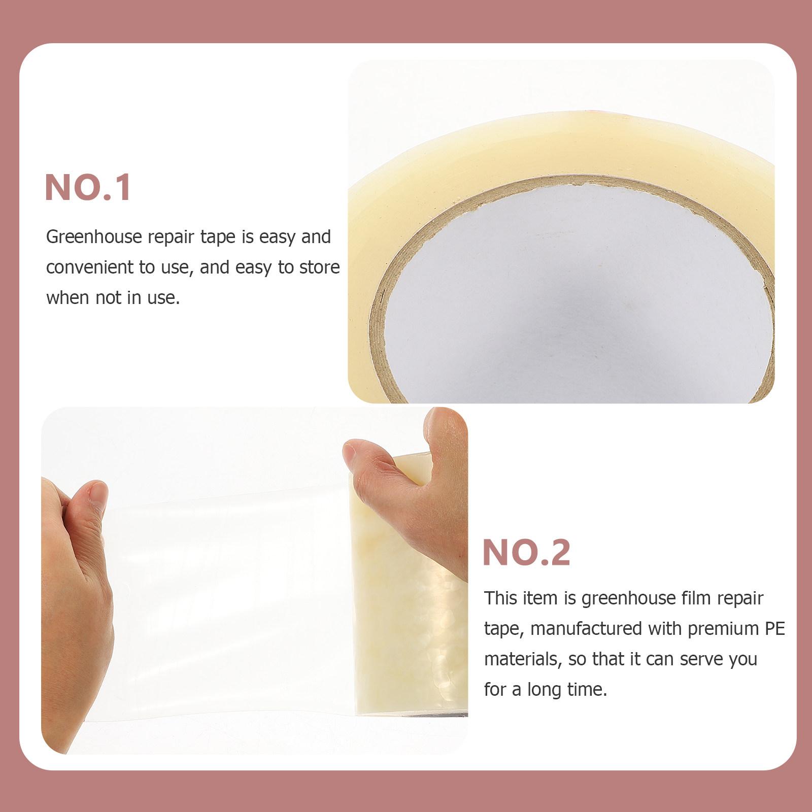Greenhouse Repair Tape Waterproof Uv Resistant Self-Adhesive Patch For Tent Awning Canopy Plastic Film Cover Sealing China Mainland
Greenhouse Repair Tape Waterproof Uv Resistant Self-Adhesive Patch For Tent Awning Canopy Plastic Film Cover Sealing China Mainland