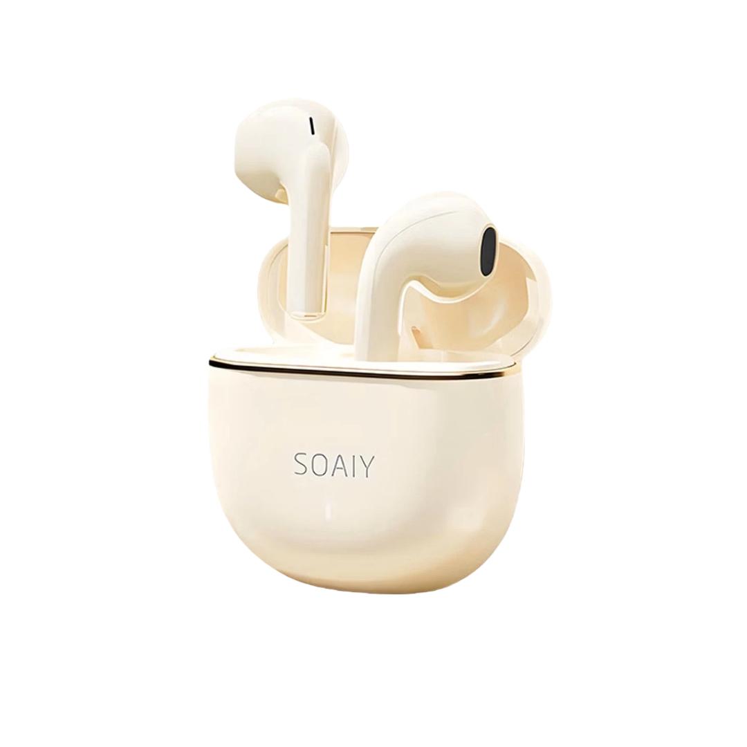 soaiy Bluetooth Earphones, HIFI Sound Quality, Call Noise Reduction, Gaming, Sports, Music, White білий
soaiy Bluetooth Earphones, HIFI Sound Quality, Call Noise Reduction, Gaming, Sports, Music, White білий