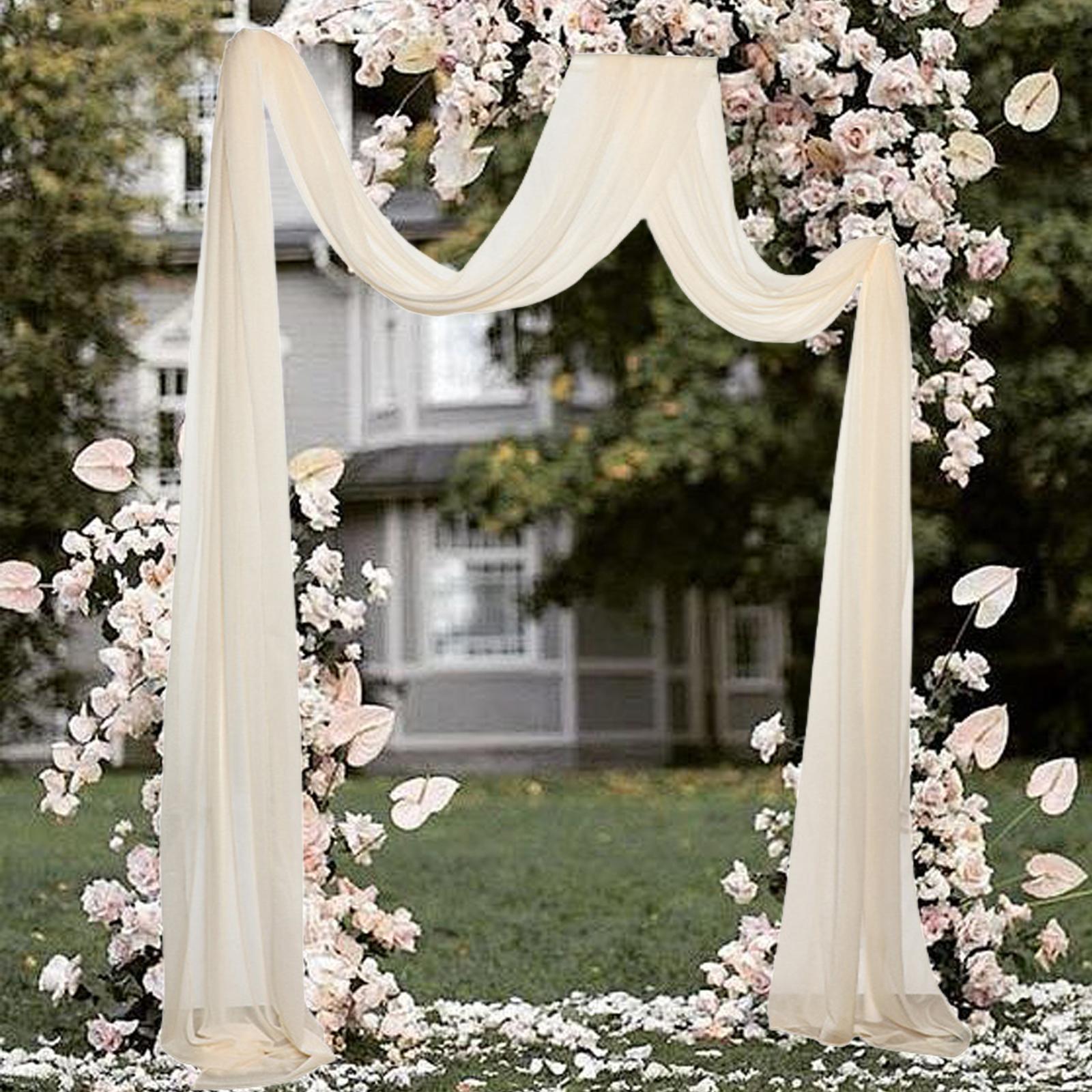 Wedding Arch Chiffon Drape Simple Reusable Wedding Backdrop Curtain for Ceremony Reception Holiday Party Engagement Home Events
Wedding Arch Chiffon Drape Simple Reusable Wedding Backdrop Curtain for Ceremony Reception Holiday Party Engagement Home Events
