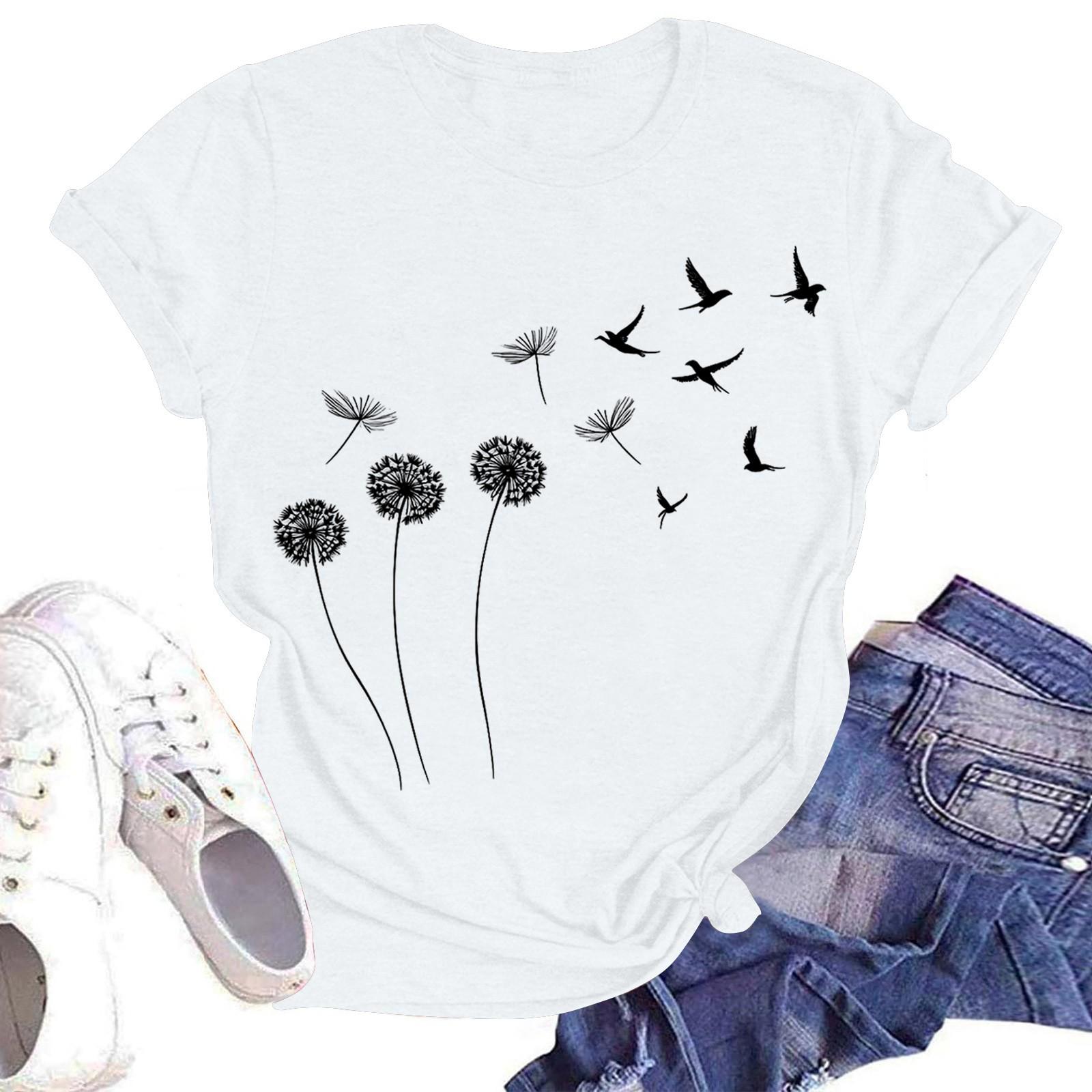 Жіноча повсякденна модна вулична тонка футболка з коротким рукавом і квітковим принтом XL білий
Жіноча повсякденна модна вулична тонка футболка з коротким рукавом і квітковим принтом XL білий