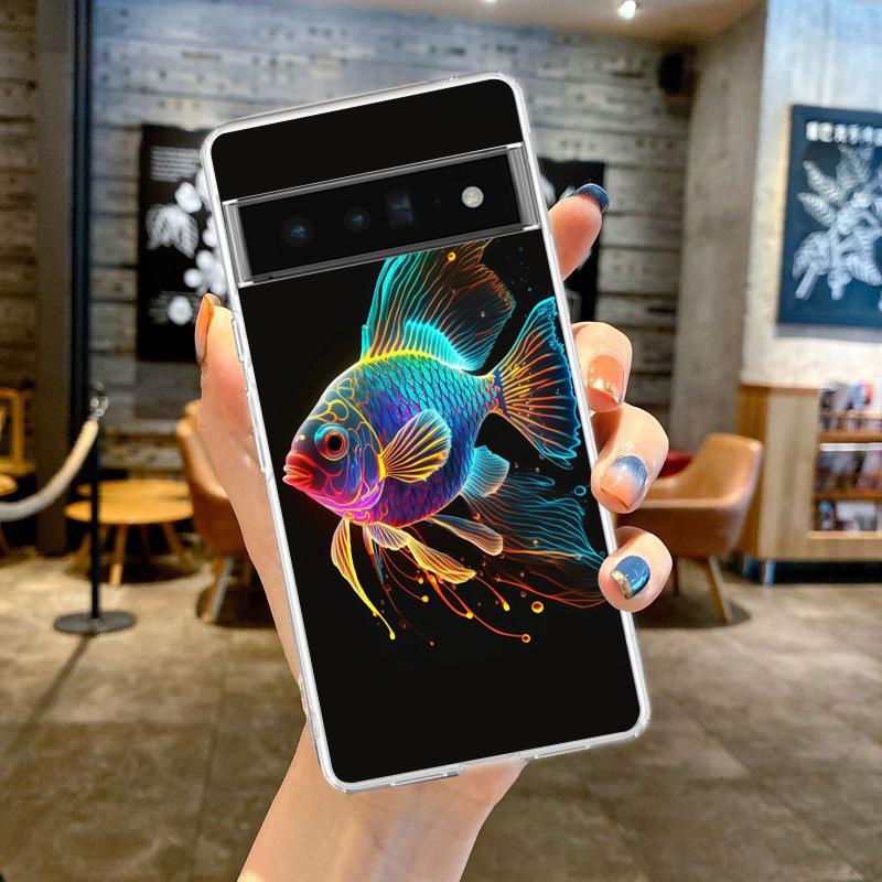 Cute Fish Phone Case Cover for Google Pixel 8 7 6 5 4 4XL Shockproof Silicone 7A 6A 5A 4A 3A 3AXLPro 5G Transparent Shell Capas Pixel 5A
Cute Fish Phone Case Cover for Google Pixel 8 7 6 5 4 4XL Shockproof Silicone 7A 6A 5A 4A 3A 3AXLPro 5G Transparent Shell Capas Pixel 5A