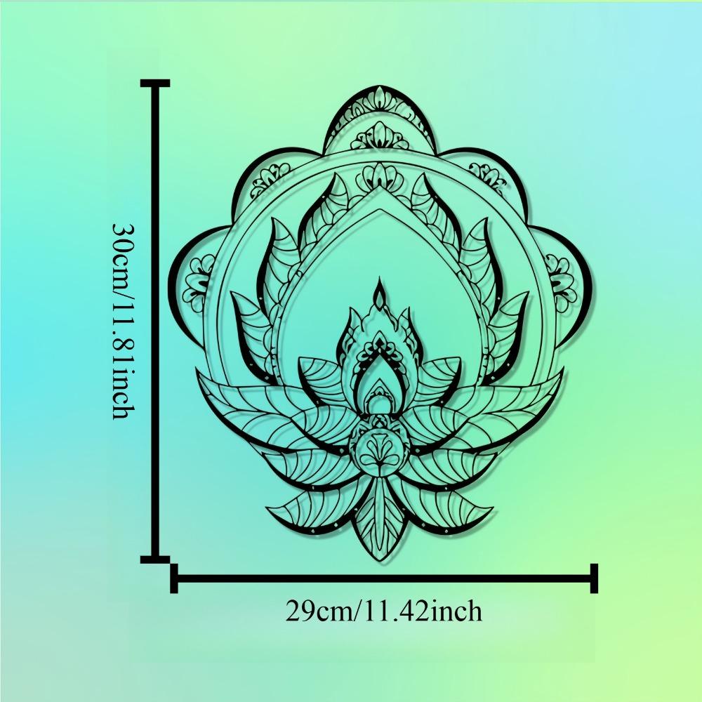 1pc Modern Lotus Flower Metal Wall Art Sculpture Weather Resistant Iron Outdoor Garden Living Room Decor Holiday Gift Christmas Easter Thanksgiving S/30cm/12inch
1pc Modern Lotus Flower Metal Wall Art Sculpture Weather Resistant Iron Outdoor Garden Living Room Decor Holiday Gift Christmas Easter Thanksgiving S/30cm/12inch