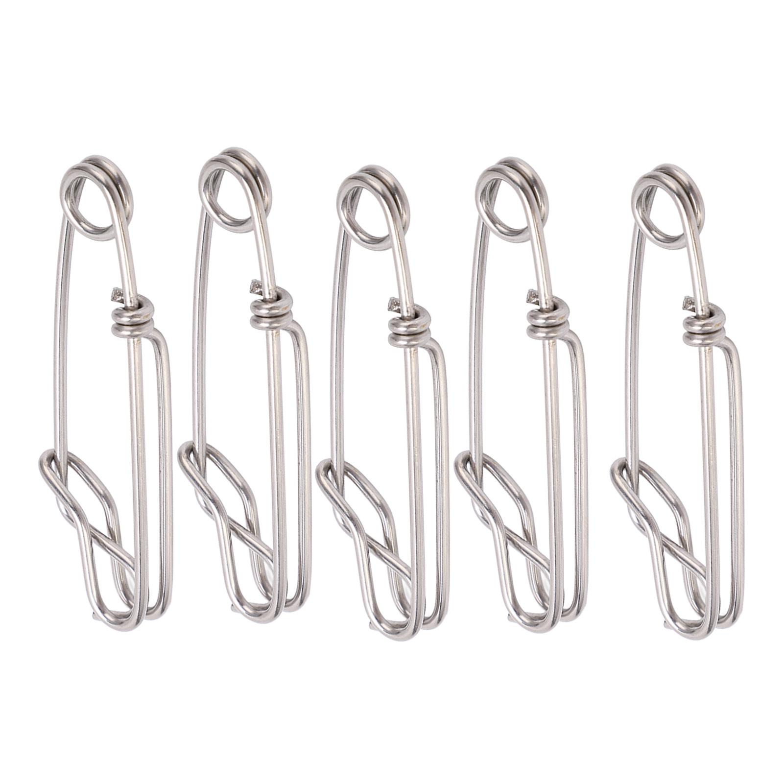 5pcsset Longline Snap Clip Corrosion Resistance Float Line Tuna Clip for Ocean Fishing1.8x60mm
5pcsset Longline Snap Clip Corrosion Resistance Float Line Tuna Clip for Ocean Fishing1.8x60mm