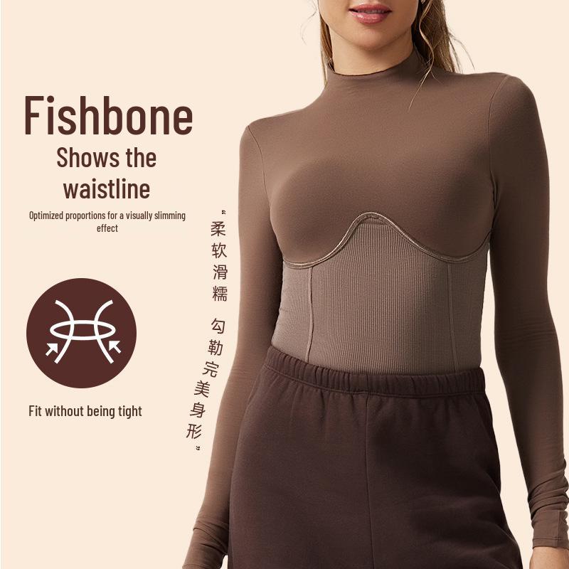 Women s Ribbed Long Sleeve Yoga Top - Slimming Fit with Stand Collar Small/Medium онікс/чорний
Women s Ribbed Long Sleeve Yoga Top - Slimming Fit with Stand Collar Small/Medium онікс/чорний