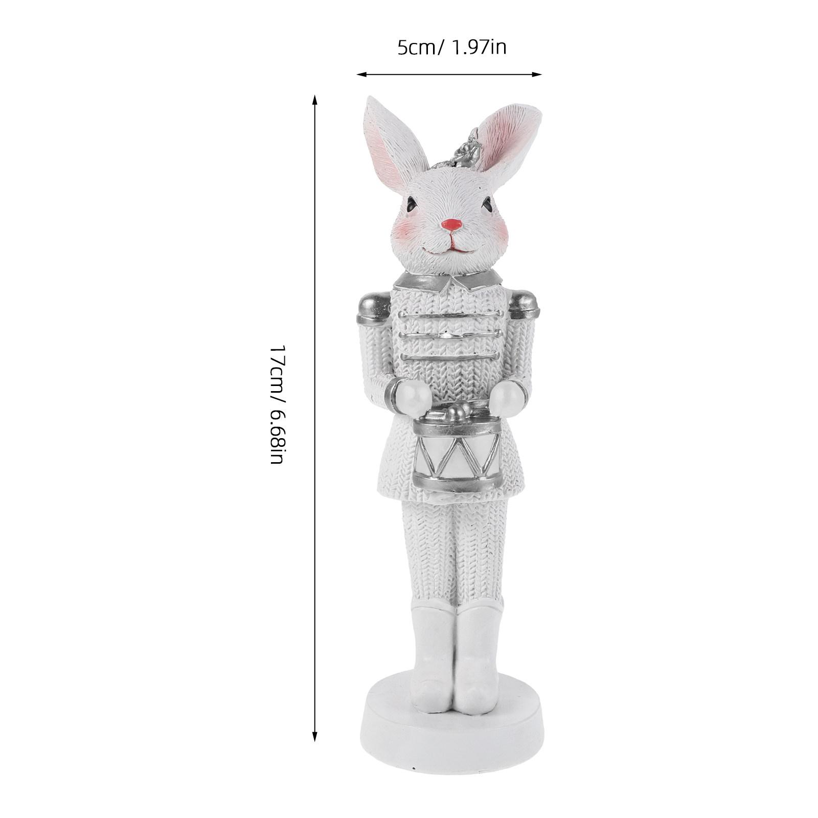 6.7 Easter Bunny Nutcracker Figurine Resin Rabbit Nutcracker Statues for Spring and Easter Decor Table Soldier for Centerpiece серебряный
6.7 Easter Bunny Nutcracker Figurine Resin Rabbit Nutcracker Statues for Spring and Easter Decor Table Soldier for Centerpiece серебряный
