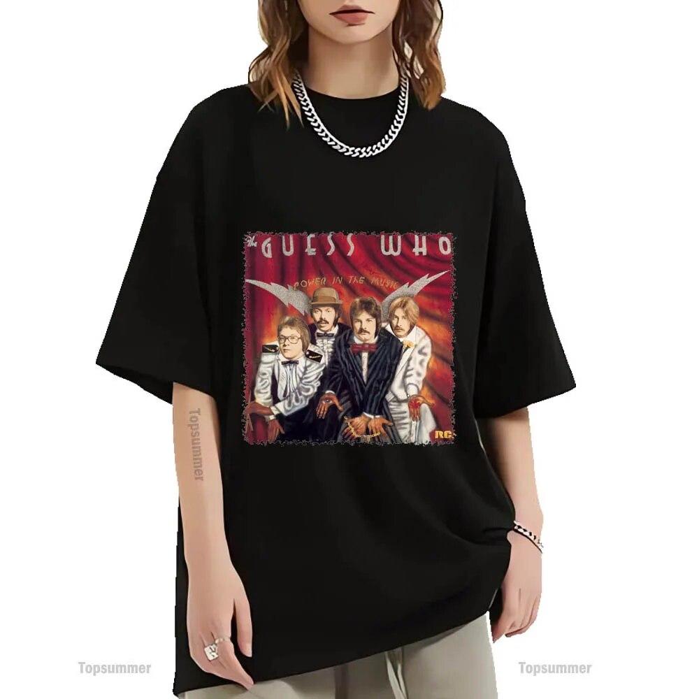 Футболка Power In the Music Album The Guess Who Tour, женская уличная одежда в стиле эмо, черные футболки, хлопковые футболки унисекс
Футболка Power In the Music Album The Guess Who Tour, женская уличная одежда в стиле эмо, черные футболки, хлопковые футболки унисекс
