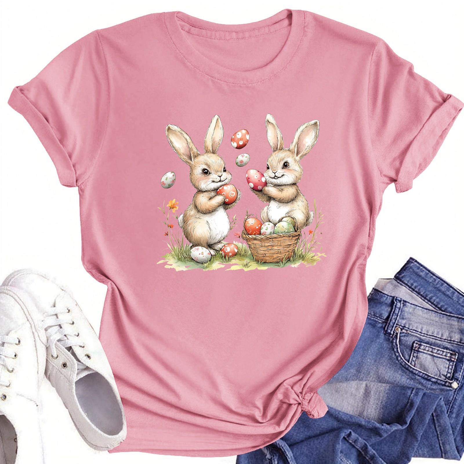 Женская повседневная футболка с круглым вырезом и короткими рукавами с принтом L розовый
Женская повседневная футболка с круглым вырезом и короткими рукавами с принтом L розовый