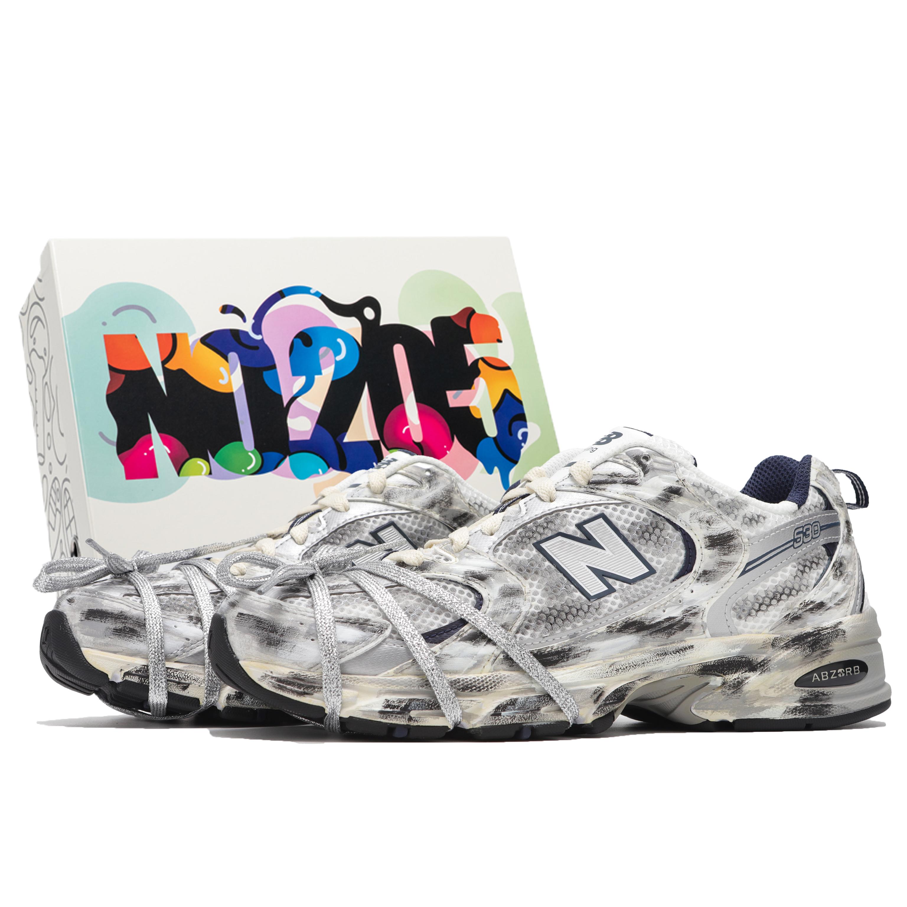 New Balance NB 530 Cushioning Breathable Cushioning Breathable Low top Running Shoes Unisex MR530SG(Teamfour-S-BOX) 44
New Balance NB 530 Cushioning Breathable Cushioning Breathable Low top Running Shoes Unisex MR530SG(Teamfour-S-BOX) 44