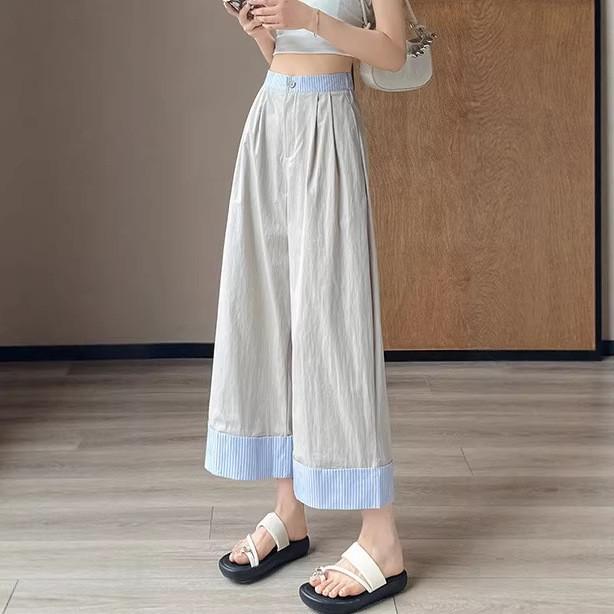 Women s Summer 2026 Fashion: Patchwork Stripe Wide-Leg Slimming Casual Pants Medium сірий колір
Women s Summer 2026 Fashion: Patchwork Stripe Wide-Leg Slimming Casual Pants Medium сірий колір