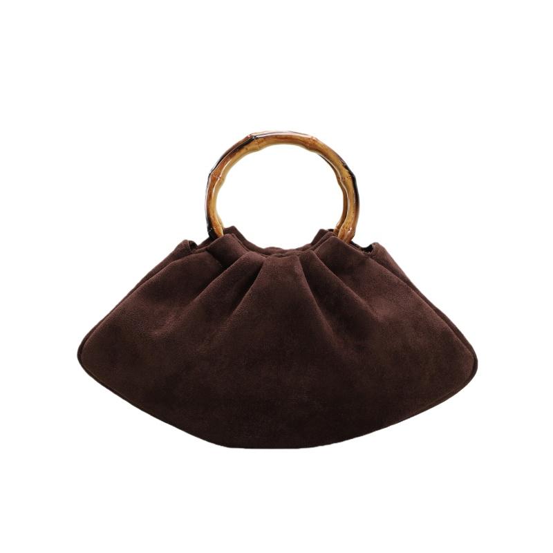 Retro Leather Velvet Women s Handbag Bamboo Knot High-end Feel Tote Bag Pleated Design Boat Shaped Purse
Retro Leather Velvet Women s Handbag Bamboo Knot High-end Feel Tote Bag Pleated Design Boat Shaped Purse