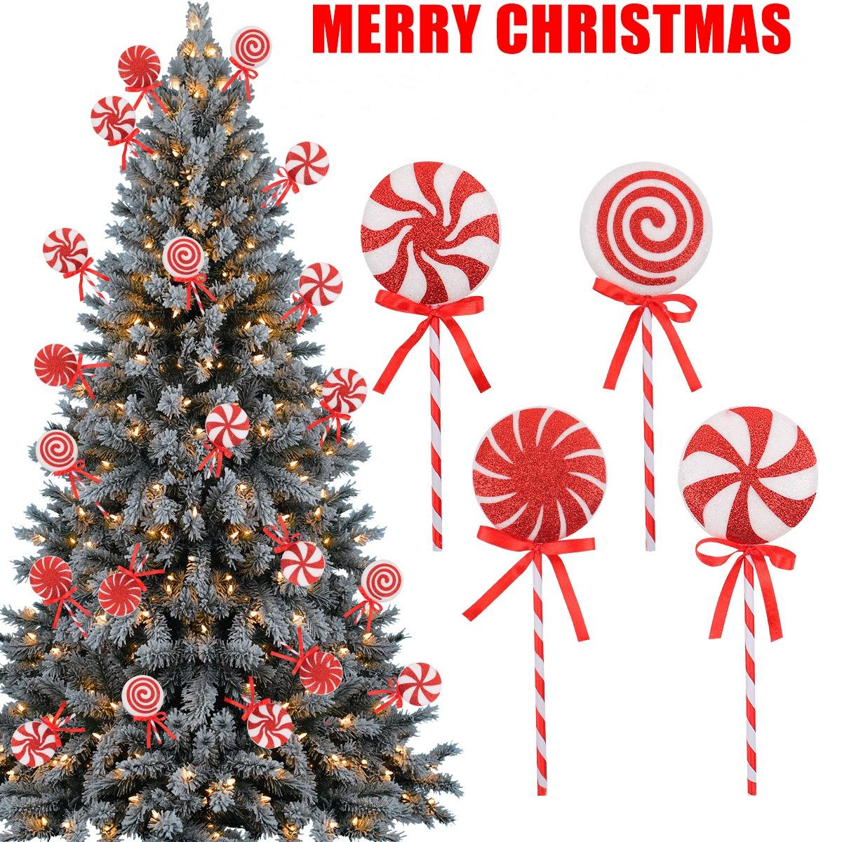 Christmas Tree Supplies 21cm/8.26inch Red White Lollipop Decoration Creative Big Lollipop Xmas Tree Decoration New Year Decors
Christmas Tree Supplies 21cm/8.26inch Red White Lollipop Decoration Creative Big Lollipop Xmas Tree Decoration New Year Decors