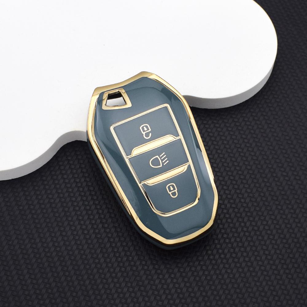 Stylish Soft TPU Car Key Fob Case + Key Chain for Citroen DS3 DS5 C3 C4 C3 XR | Peugeot 3008 4008 5008 308 508 Protective Bag
Stylish Soft TPU Car Key Fob Case + Key Chain for Citroen DS3 DS5 C3 C4 C3 XR | Peugeot 3008 4008 5008 308 508 Protective Bag