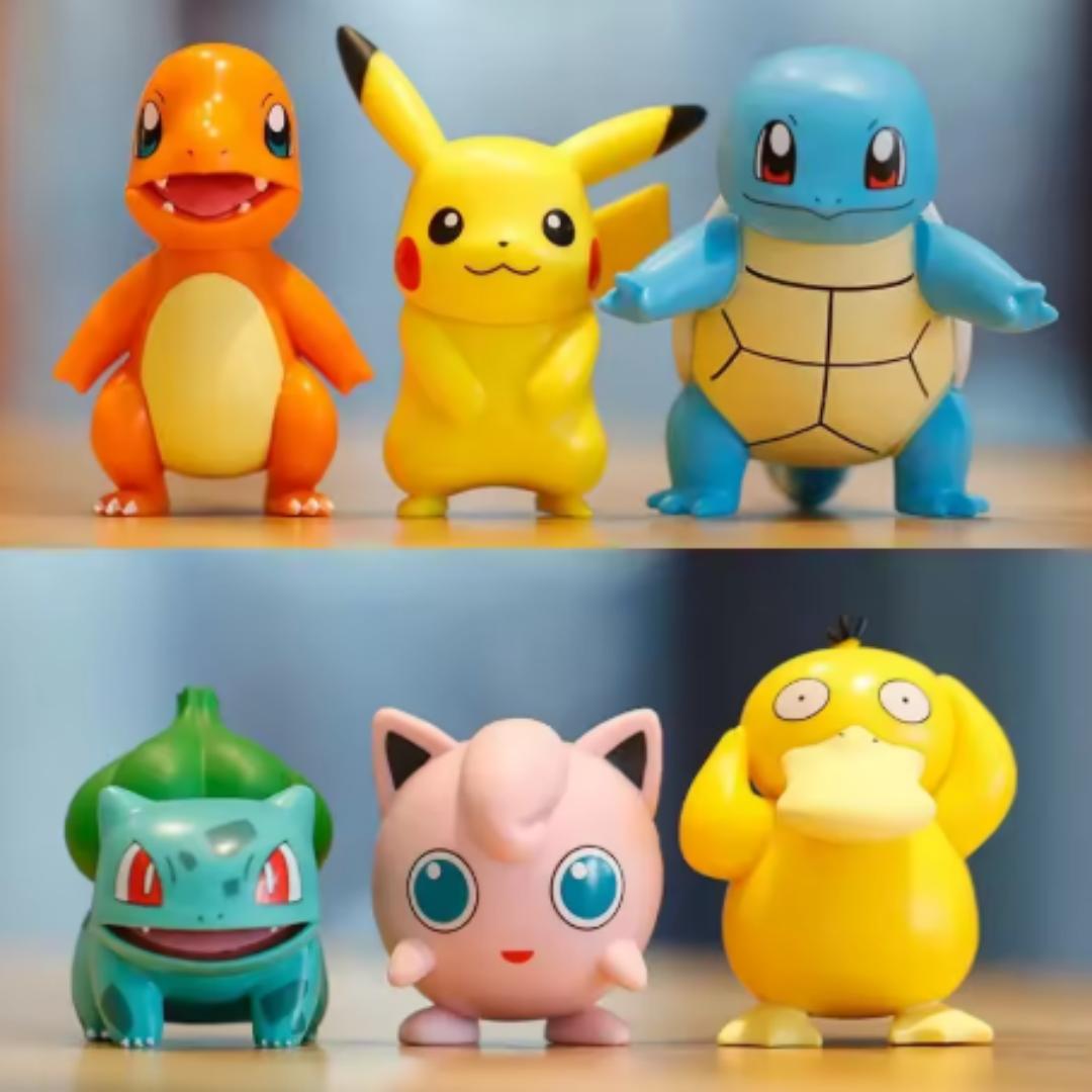 Pokemon Anime Figures Pikachu Toys Model Charmander Psyduck Squirtle Jigglypuff Bulbasaur 6pcs Kawaii Collect Dolls Kids Gift
Pokemon Anime Figures Pikachu Toys Model Charmander Psyduck Squirtle Jigglypuff Bulbasaur 6pcs Kawaii Collect Dolls Kids Gift