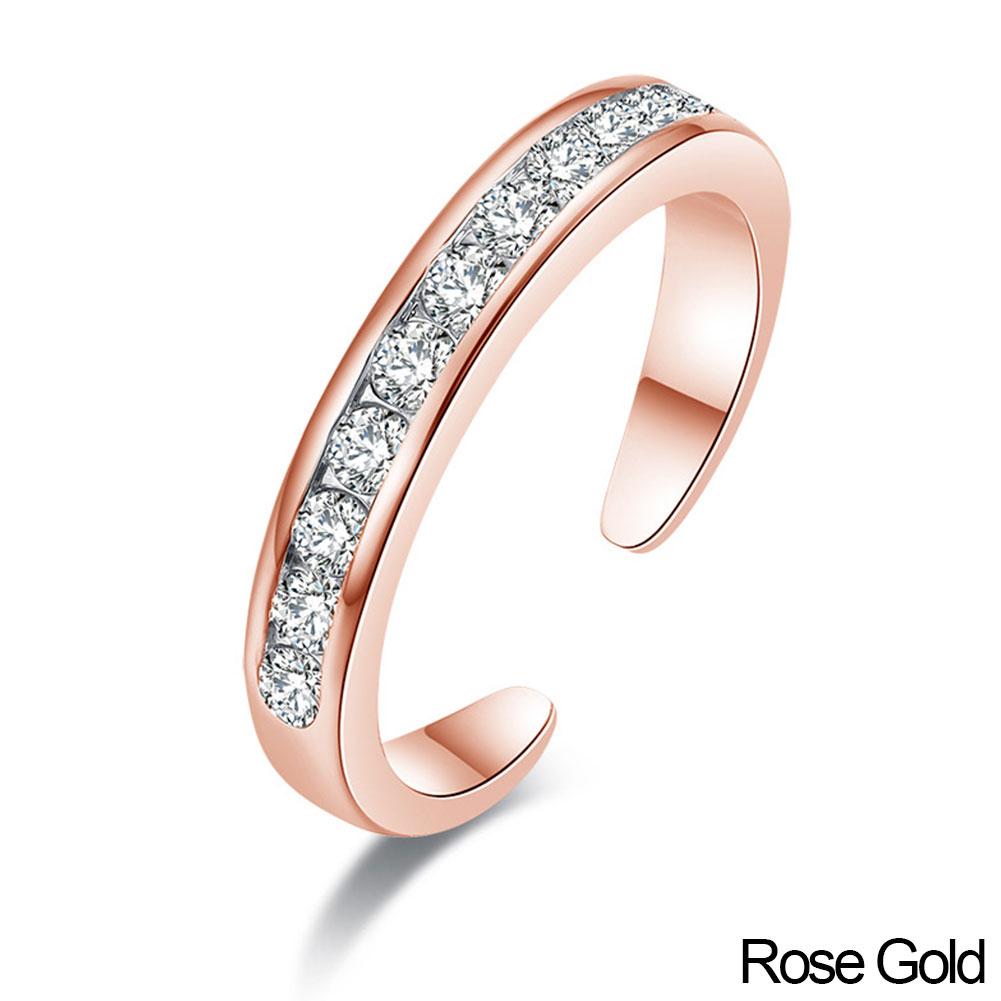 Simple Alloy Crystal Foot Ring Adjustable Opening Toe Ring for Women Girl Summer Beach Vacation Jewelry Finger Ring resizable рожевий колір золота
Simple Alloy Crystal Foot Ring Adjustable Opening Toe Ring for Women Girl Summer Beach Vacation Jewelry Finger Ring resizable рожевий колір золота
