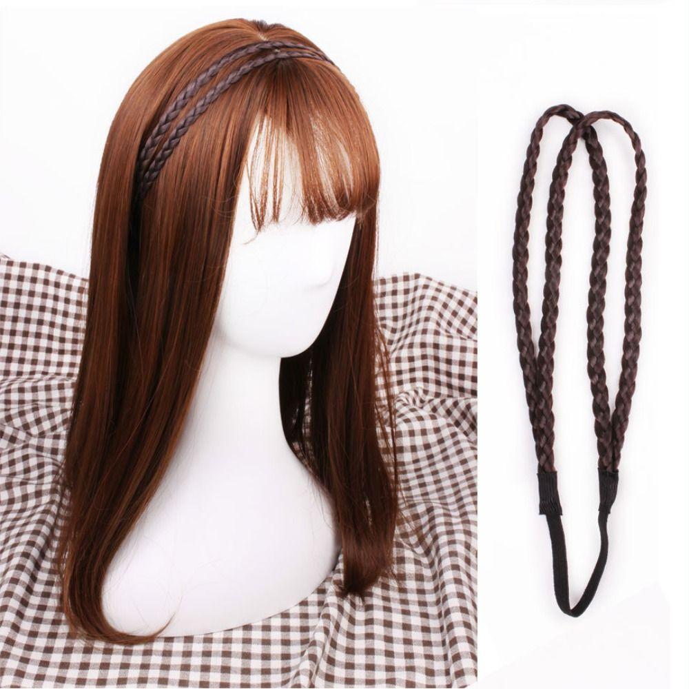 Double Braided Headwear Synthetic Braided Headbands Plaited Headband Twist Elastic Hair Headband 416
Double Braided Headwear Synthetic Braided Headbands Plaited Headband Twist Elastic Hair Headband 416