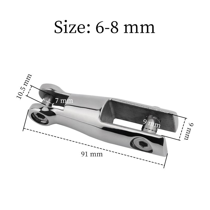 AndyMarine 316 Stainless Steel Marine Anchor Connector Mirror Polished Finish Anchor Connector Boat Accessories 6-8mm
AndyMarine 316 Stainless Steel Marine Anchor Connector Mirror Polished Finish Anchor Connector Boat Accessories 6-8mm