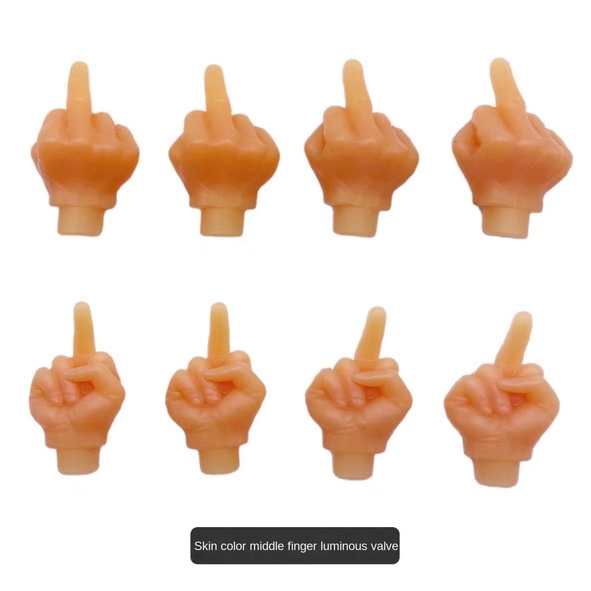 Новый продукт пародия колпачок вентиля шины автомобильный колпачок вентиля шины светящийся сердечник вентиля американское украшение для шин 4 pcs
Новый продукт пародия колпачок вентиля шины автомобильный колпачок вентиля шины светящийся сердечник вентиля американское украшение для шин 4 pcs