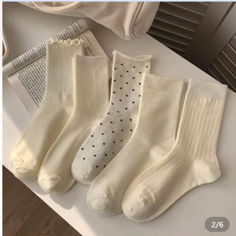 5 Pairs of Female Spring and Summer All Match Solid Color Wooden Ear Side Tube Stack Socks 5 Pairs
5 Pairs of Female Spring and Summer All Match Solid Color Wooden Ear Side Tube Stack Socks 5 Pairs