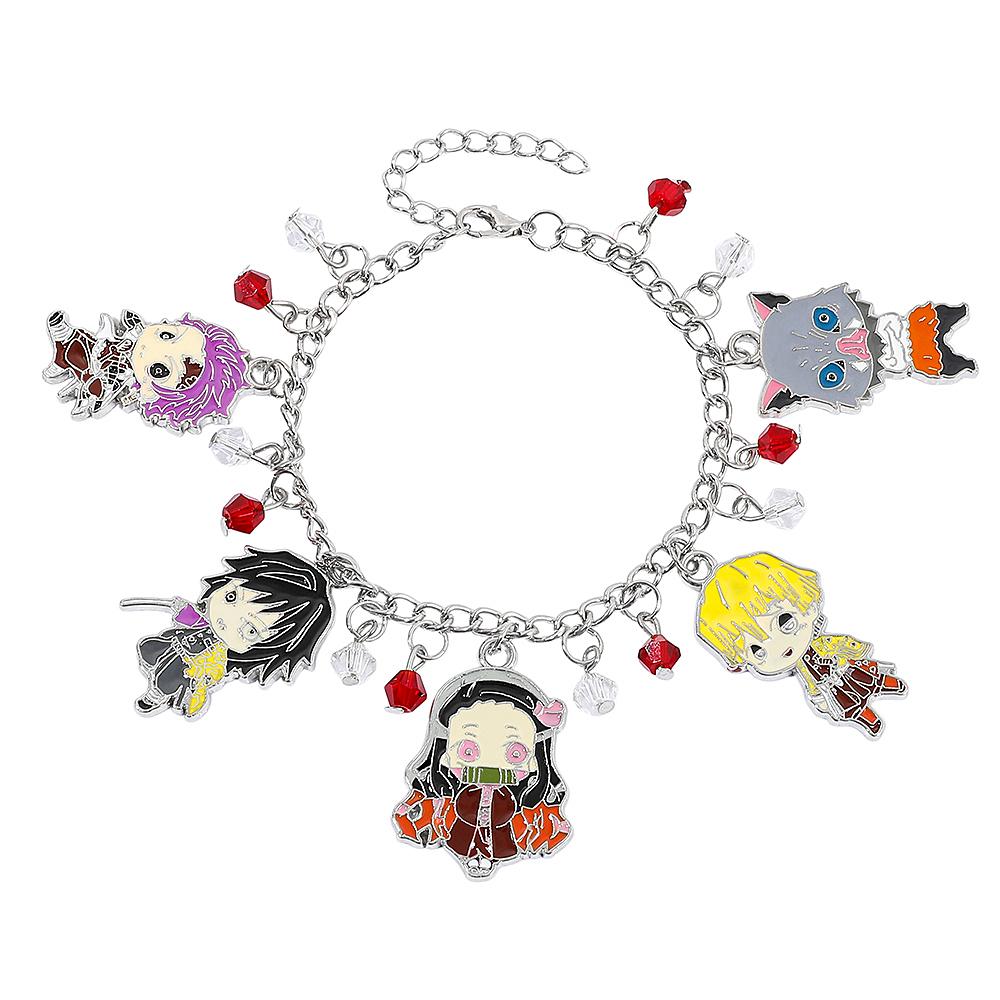 Demon Slayer Kimetsu No Yaiba Anime Bracelet DIY Charm Kamado Nezuko Pendant Cosplay Jewelry for Men And Women
Demon Slayer Kimetsu No Yaiba Anime Bracelet DIY Charm Kamado Nezuko Pendant Cosplay Jewelry for Men And Women