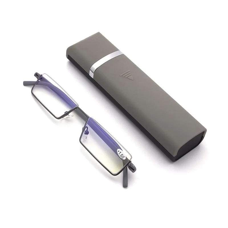 Lightweight TR90 TR90 Presbyopic Eyeglasses Man Blue Light Reading Glasses Men Durable Metal Metal Rectangular Glasses for Sight Large Lenses +2.25 1.75
Lightweight TR90 TR90 Presbyopic Eyeglasses Man Blue Light Reading Glasses Men Durable Metal Metal Rectangular Glasses for Sight Large Lenses +2.25 1.75