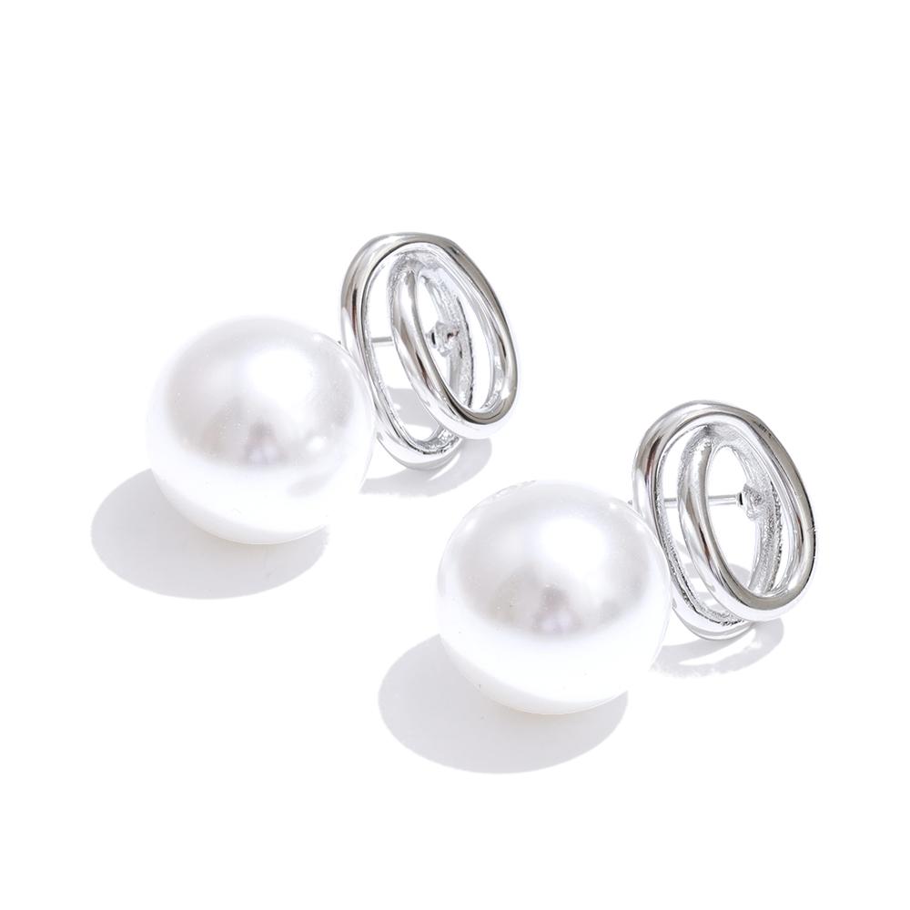 Yhpup New Arrivals Simulated Pearls Round Geometric Stud Earrings Rust Proof Metal Stainless Steel Korean Fashion Daily Jewelry
Yhpup New Arrivals Simulated Pearls Round Geometric Stud Earrings Rust Proof Metal Stainless Steel Korean Fashion Daily Jewelry