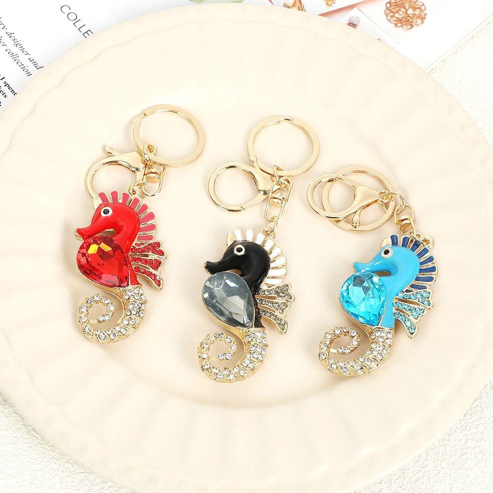 Rhinestone Car Key Ring Exquisite Bag Pendant Lovely Ocean Seahorse Keychain Home Key Ring чорний
Rhinestone Car Key Ring Exquisite Bag Pendant Lovely Ocean Seahorse Keychain Home Key Ring чорний