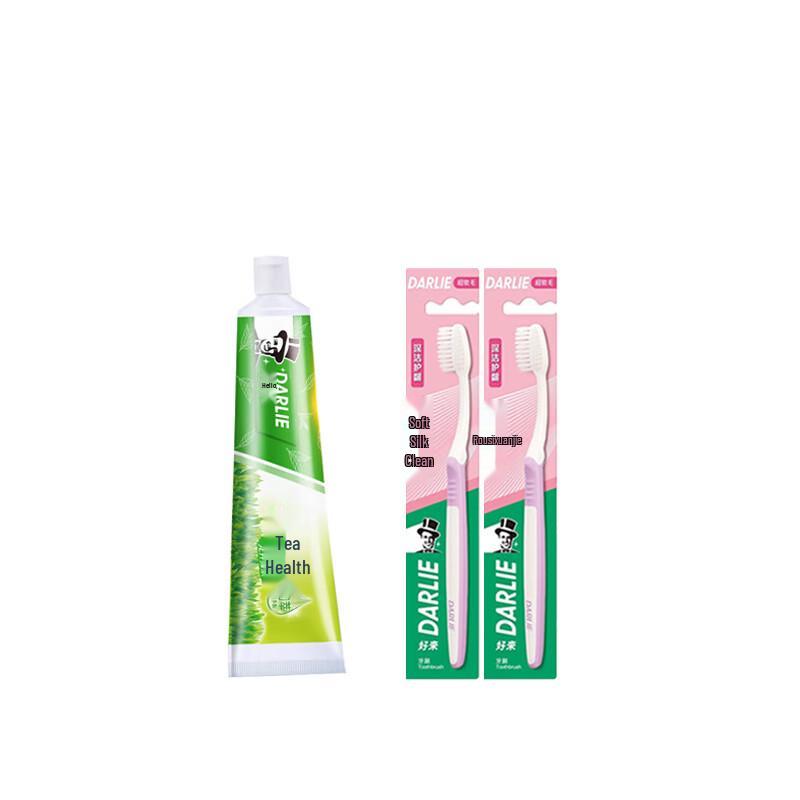 Darlie Tea Refresh Longjing Green Tea Toothpaste Set
Darlie Tea Refresh Longjing Green Tea Toothpaste Set