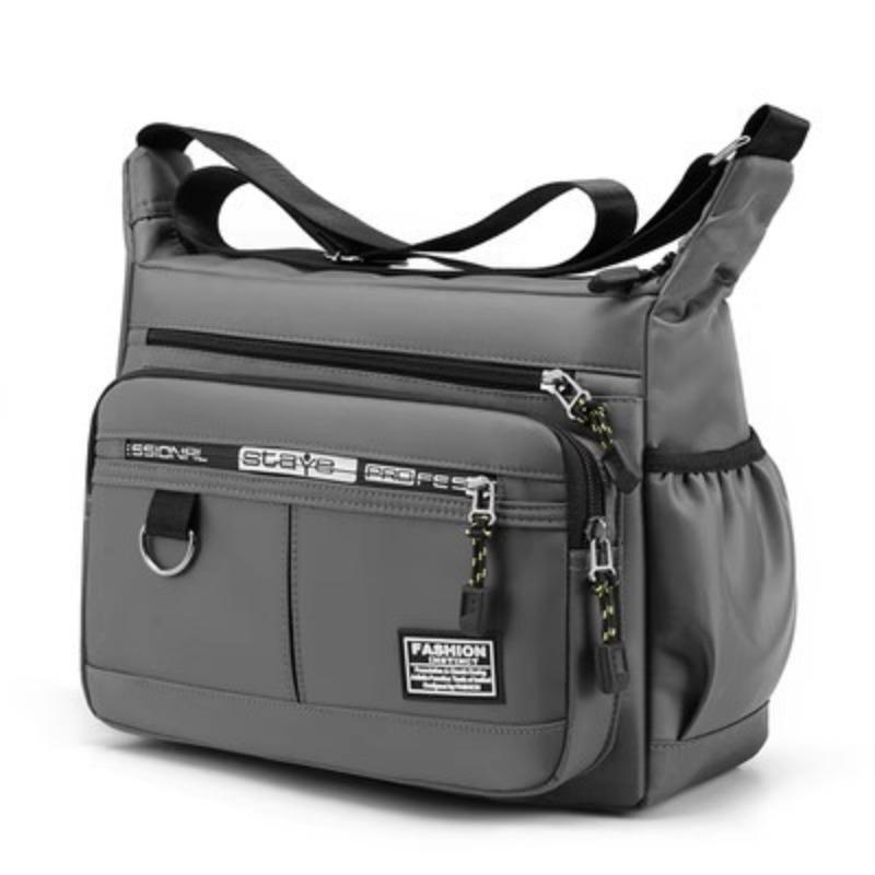 D Men s bag Crossbody bag Multi-pocket backpack Large capacity shoulder bag Men s Korean version Casual waterproof Oxford cloth bag сірий колір
D Men s bag Crossbody bag Multi-pocket backpack Large capacity shoulder bag Men s Korean version Casual waterproof Oxford cloth bag сірий колір