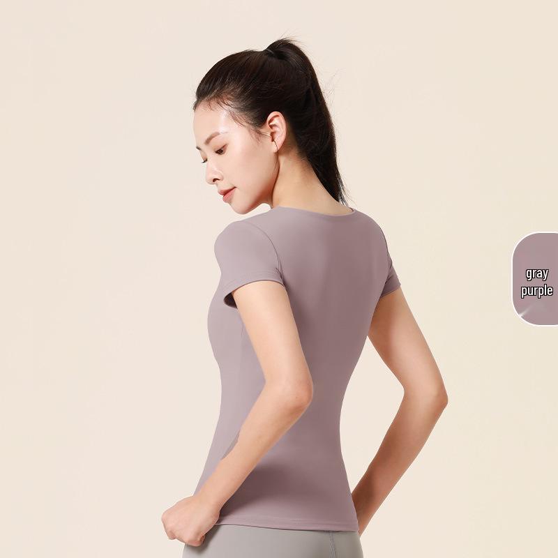 Juyitang High Elastic Breathable Nylon Yoga Top - Short-Sleeve Sweat-Wicking Activewear Extra Large
Juyitang High Elastic Breathable Nylon Yoga Top - Short-Sleeve Sweat-Wicking Activewear Extra Large