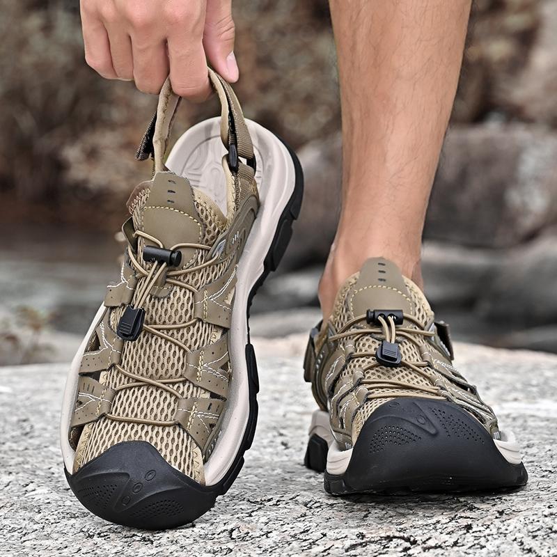 Breathable Large Size Men s Sandals Summer New Style Outdoor Wear Sport Beach Shoes Rotation Buckle Casual Leather Sandals 38 темные хаки
Breathable Large Size Men s Sandals Summer New Style Outdoor Wear Sport Beach Shoes Rotation Buckle Casual Leather Sandals 38 темные хаки