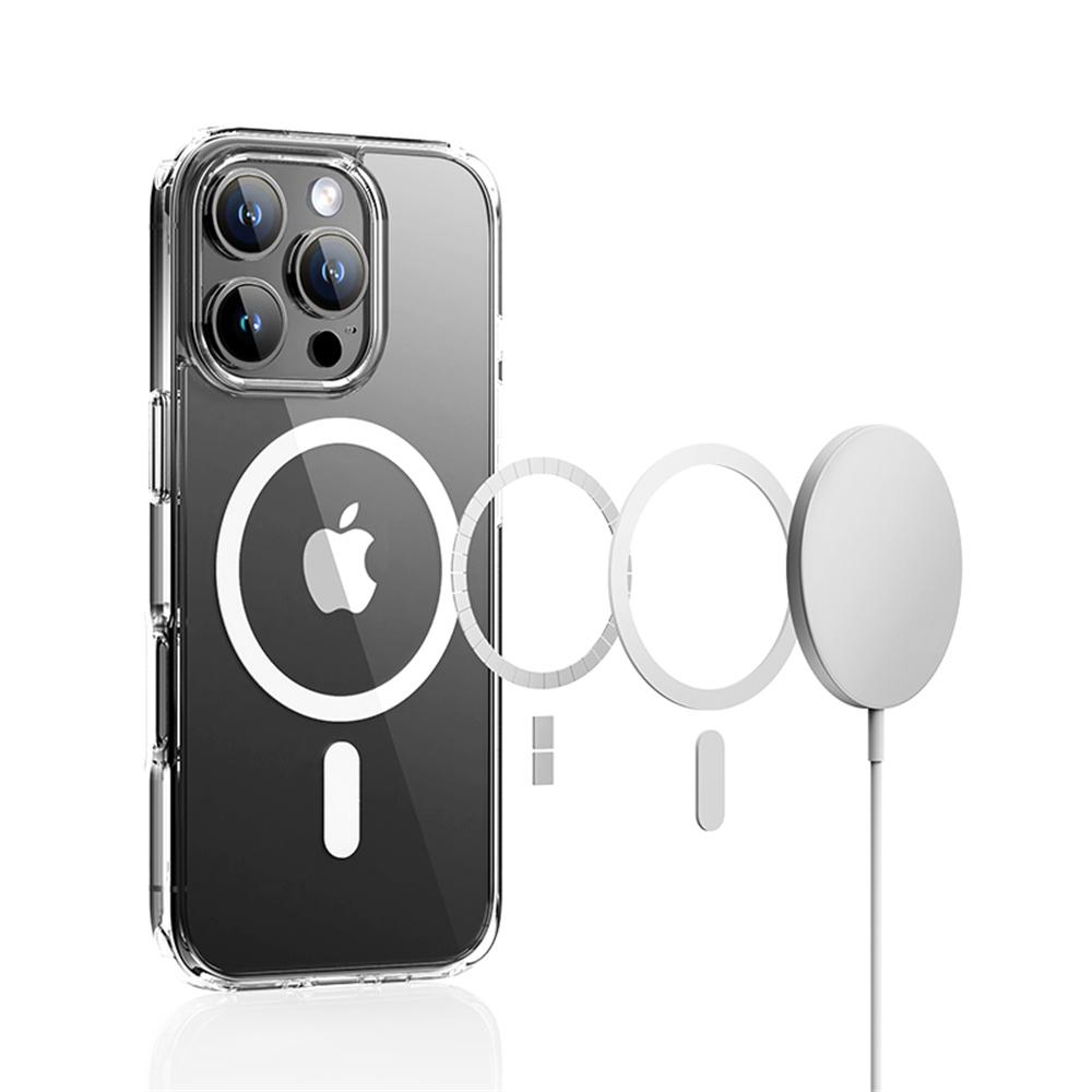ROCK For iPhone 16 Pro Clear Phone Case Compatible with MagSafe TPU+PC Back Cover A
ROCK For iPhone 16 Pro Clear Phone Case Compatible with MagSafe TPU+PC Back Cover A