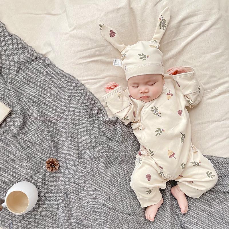 Newborn Pure Cotton Tie-Up Infant Monk Romper - A-Class Boneless Spring/Summer Crawling Suit M Size Hat Circumference 37 cm (2-4 Months)
Newborn Pure Cotton Tie-Up Infant Monk Romper - A-Class Boneless Spring/Summer Crawling Suit M Size Hat Circumference 37 cm (2-4 Months)