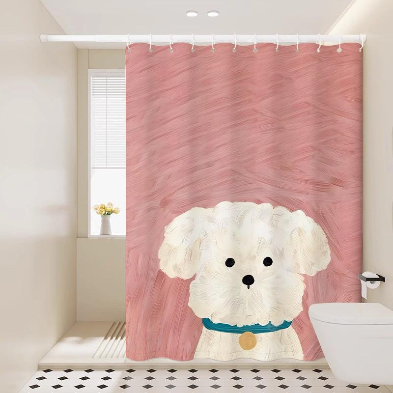 VIKAMA Adorable Puppy Print Shower Curtain Nordic Instagram-Style Bathroom Warm, Healing, and Playful Atmosphere 90X180C(3X5.9FT)
VIKAMA Adorable Puppy Print Shower Curtain Nordic Instagram-Style Bathroom Warm, Healing, and Playful Atmosphere 90X180C(3X5.9FT)