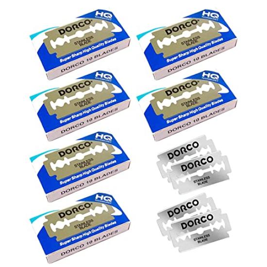 Dorco ST300 Набор сменных лезвий из 60 лезвий для одной опасной бритвы Dorco NEW PLATINUM с двумя лезвиями (120 Край) Обоюдоострый однолезвийный ST-300
Dorco ST300 Набор сменных лезвий из 60 лезвий для одной опасной бритвы Dorco NEW PLATINUM с двумя лезвиями (120 Край) Обоюдоострый однолезвийный ST-300