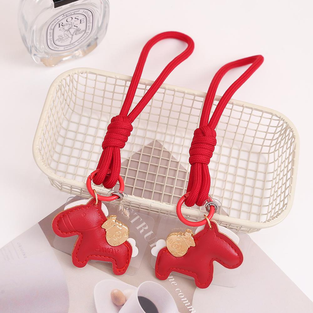 Year of the Horse Leather Fashion Bag Pendant: Exquisite Keychain and Small New Year Gift
Year of the Horse Leather Fashion Bag Pendant: Exquisite Keychain and Small New Year Gift