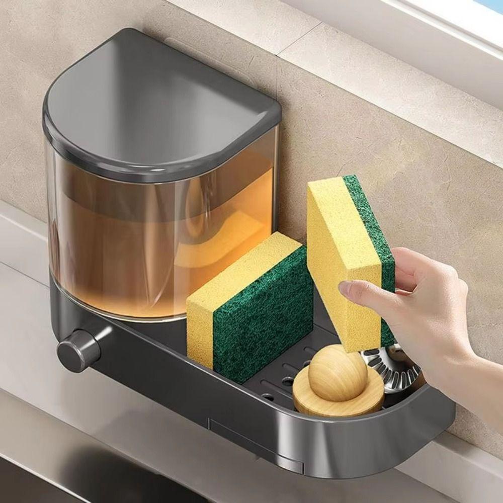 Large Capacity Wall Mounted Soap Dispenser with Sponges Holder Hand Sanitizer Container Home зелений
Large Capacity Wall Mounted Soap Dispenser with Sponges Holder Hand Sanitizer Container Home зелений