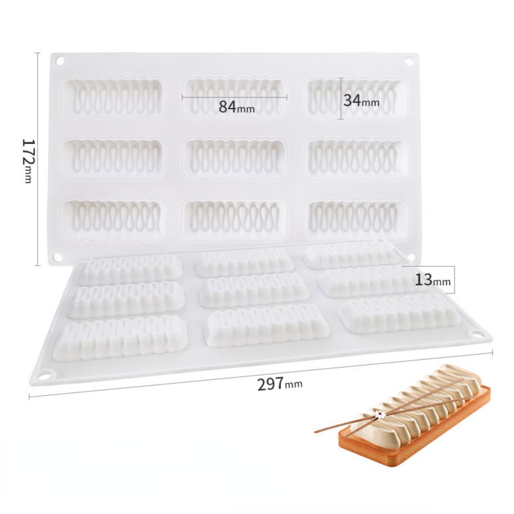 9-волновая форма для зубного камня, муссовое кольцо, силиконовая форма для торта, прямоугольная башня, кольцо, принадлежности для выпечки белый
9-волновая форма для зубного камня, муссовое кольцо, силиконовая форма для торта, прямоугольная башня, кольцо, принадлежности для выпечки белый