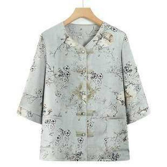 Stylish Chinese-Style Summer Suit: Women s Short-Sleeve Shirt for Middle-Aged & Elderly 5XL
Stylish Chinese-Style Summer Suit: Women s Short-Sleeve Shirt for Middle-Aged & Elderly 5XL