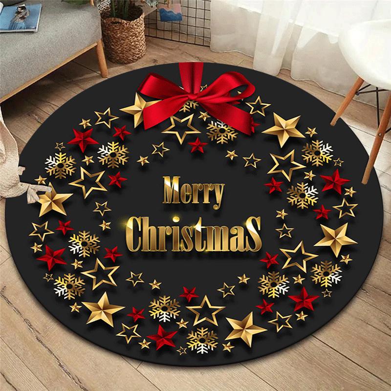 Merry Christmas Santa Round Rug, Soft Non-Slip Flannel Mat for Living Room, Bedroom, Study Decor Diameter 60cm
Merry Christmas Santa Round Rug, Soft Non-Slip Flannel Mat for Living Room, Bedroom, Study Decor Diameter 60cm