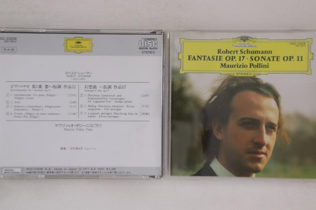 CD MAURIZIO POLLINI - Schumann Sonate Op.11 F32G20208 DEUTSCHE GRAMMO Japan Classical Used
CD MAURIZIO POLLINI - Schumann Sonate Op.11 F32G20208 DEUTSCHE GRAMMO Japan Classical Used