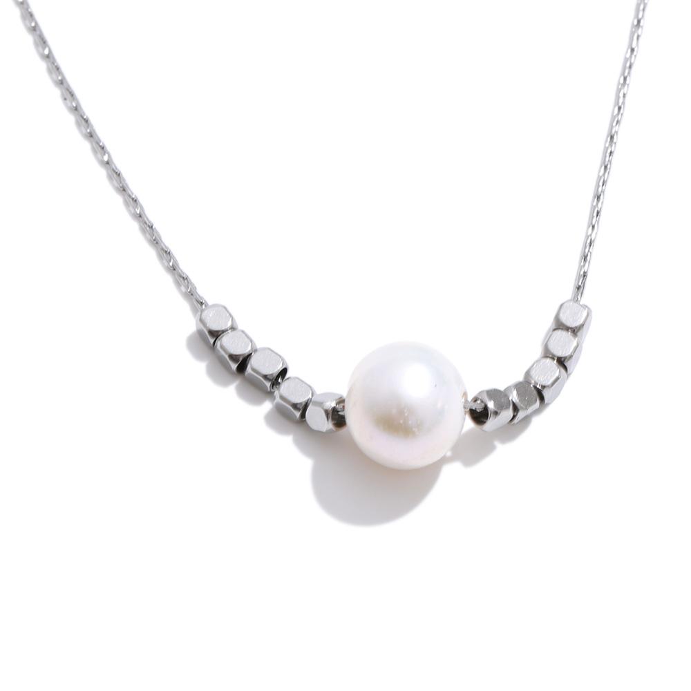 Yhpup Stainless Steel Natural Pearl Chic Pendant Necklace Summer Wear Stylish Simple Trendy Jewelry PVD Waterproof Plated
Yhpup Stainless Steel Natural Pearl Chic Pendant Necklace Summer Wear Stylish Simple Trendy Jewelry PVD Waterproof Plated