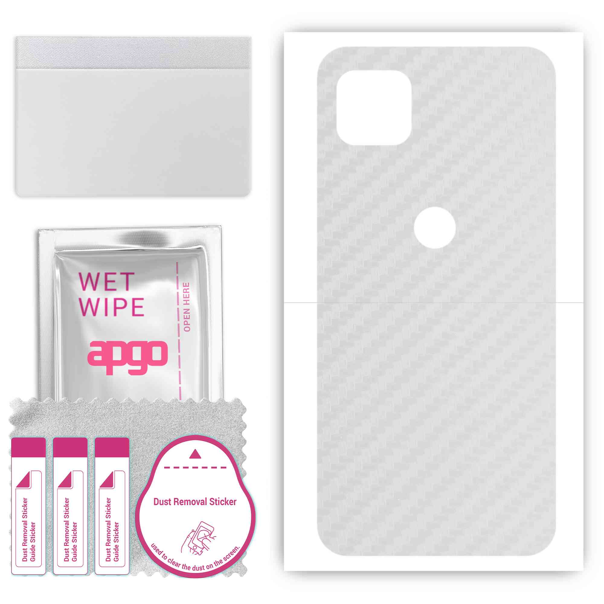 apgo Protective Skin Sticker for the back compatible with Motorola One 5G Ace, Wrap Film, Foil, Vinyl - Pattern Transparent Carbon
apgo Protective Skin Sticker for the back compatible with Motorola One 5G Ace, Wrap Film, Foil, Vinyl - Pattern Transparent Carbon