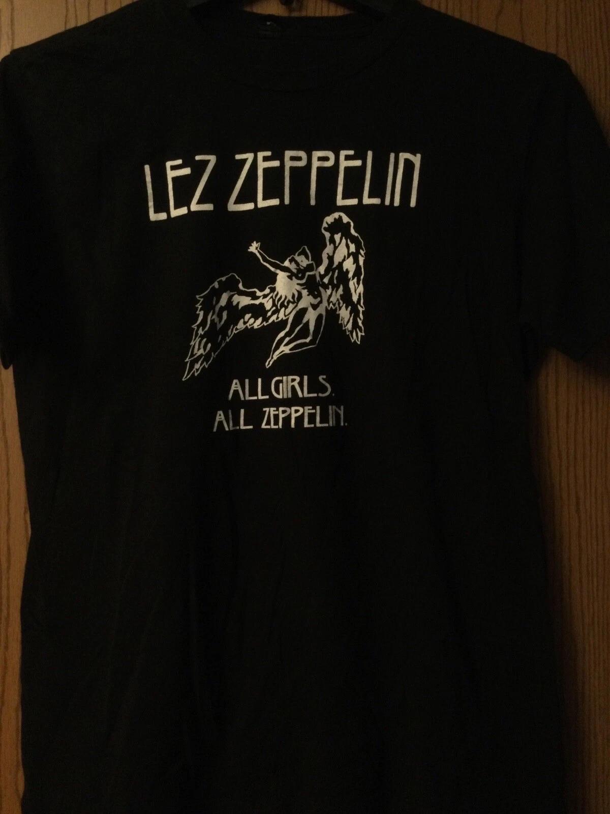 Lez Zeppelin - “All Girls - All Zeppelin” - Black Shirt - Ladies - L M
Lez Zeppelin - “All Girls - All Zeppelin” - Black Shirt - Ladies - L M