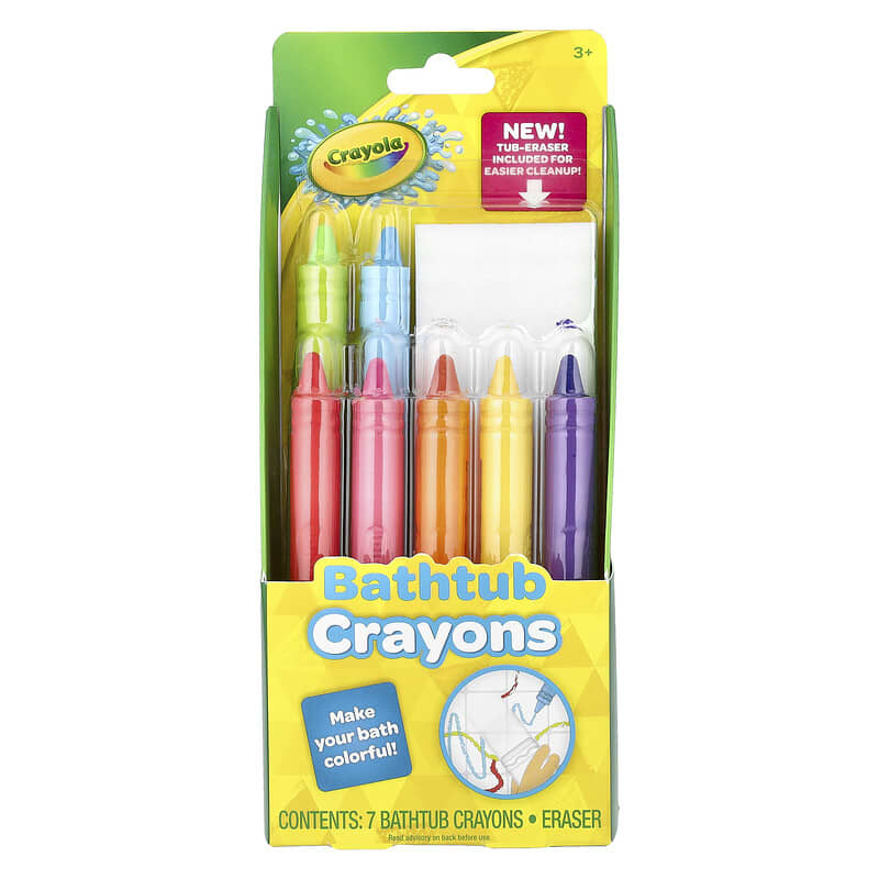 Crayola, Crayola, олівці для ванни, від 3 років і старше, 9 олівців, 1 додатковий безкоштовний подарунок
Crayola, Crayola, олівці для ванни, від 3 років і старше, 9 олівців, 1 додатковий безкоштовний подарунок