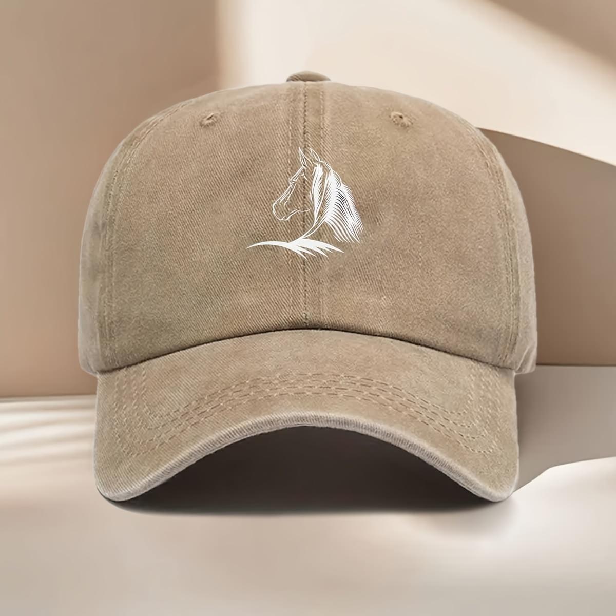 White Horse Line Drawing Printed Pattern Baseball Cap Outdoor Sports Peaked Cap хакі
White Horse Line Drawing Printed Pattern Baseball Cap Outdoor Sports Peaked Cap хакі